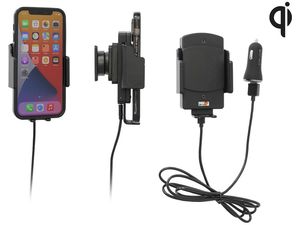 Brodit držiak s bezdrôtovým nabíjaním Qi 15W, nastaviteľný, š 61-83 mm, hrúbka 6-11 mm, do CL