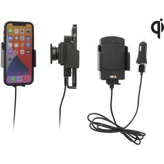 Brodit držiak s bezdrôtovým nabíjaním Qi 15W, nastaviteľný, š 61-83 mm, hrúbka 6-11 mm, do CL