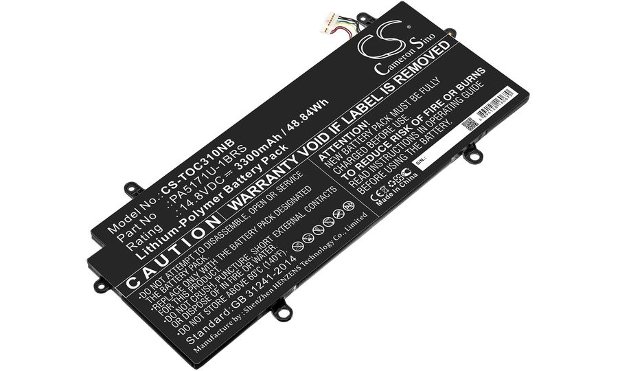 Batéria pre Chromebook Toshiba Cb30-100, Chromebook Cb30-A3120 a ďalšie, 3300 mAh, Li-Ion