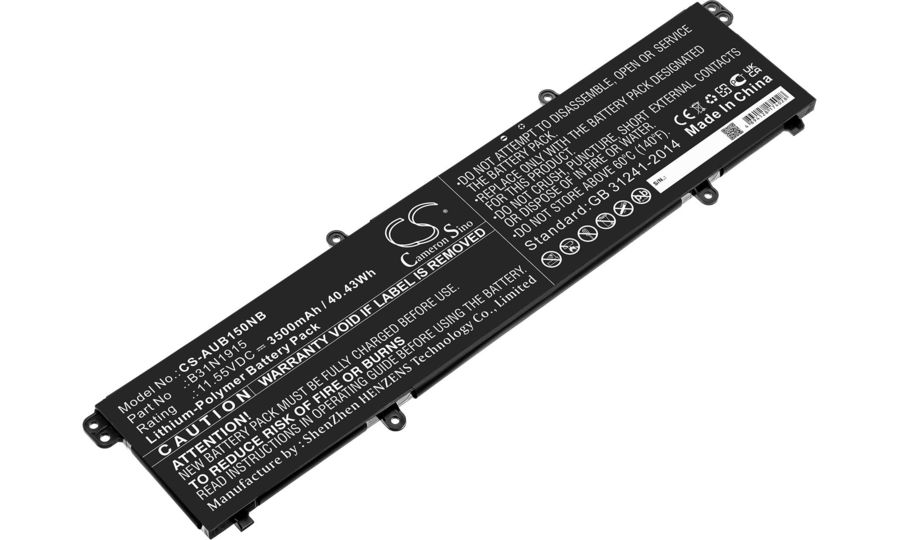 Batéria pre Asus Expertbook B1500c, Expertbook B1 B1400 a B1500 a ďalšie, 3500 mAh, Li-Ion