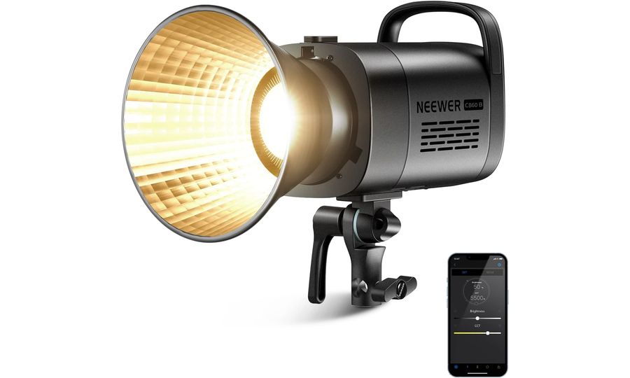 Neewer CB60 trvalé štúdiové svetlo, Bowens, 34000Lux/1m, 2700-6500K, CRI97+, 70W, Bi-Color COB LED