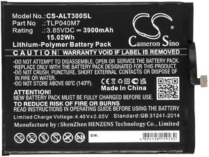 Batéria pre Alcatel 3T, 3900 mAh, Li-Ion