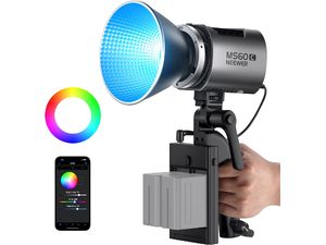 Neewer MS60C RGB trvalé štúdiové svetlo, Bowens, 8300Lux/1m, 2700-6500K, CRI97+, 65W, COB LED