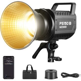 Neewer FS150B trvalé štúdiové svetlo, Bowens, 72000Lux/1m, 2700-6500K, CRI97+, 130W, Bi-ColorCOB LED