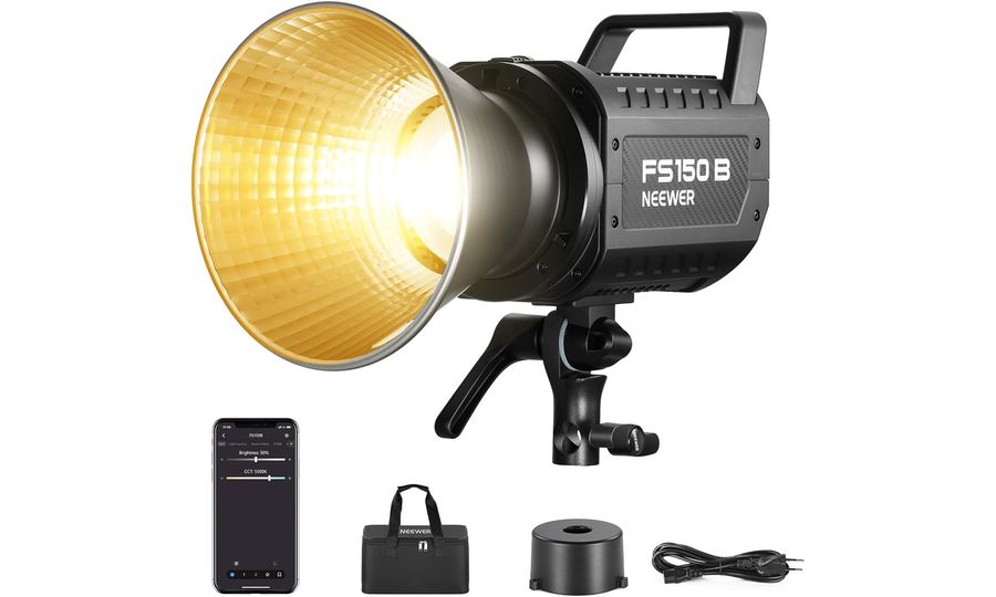 Neewer FS150B trvalé štúdiové svetlo, Bowens, 72000Lux/1m, 2700-6500K, CRI97+, 130W, Bi-ColorCOB LED