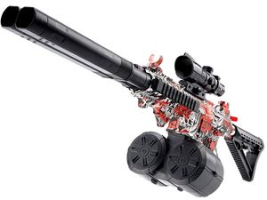 Sunny Blaster Double Barrel, dve hlavne, vodná gélová pištoľ na pelety, červená