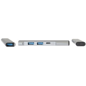 Rozširujúci rozbočovač USB Brodit ModTek Hub - 1x USB-A 3.0 + 2x USB-A 2.0