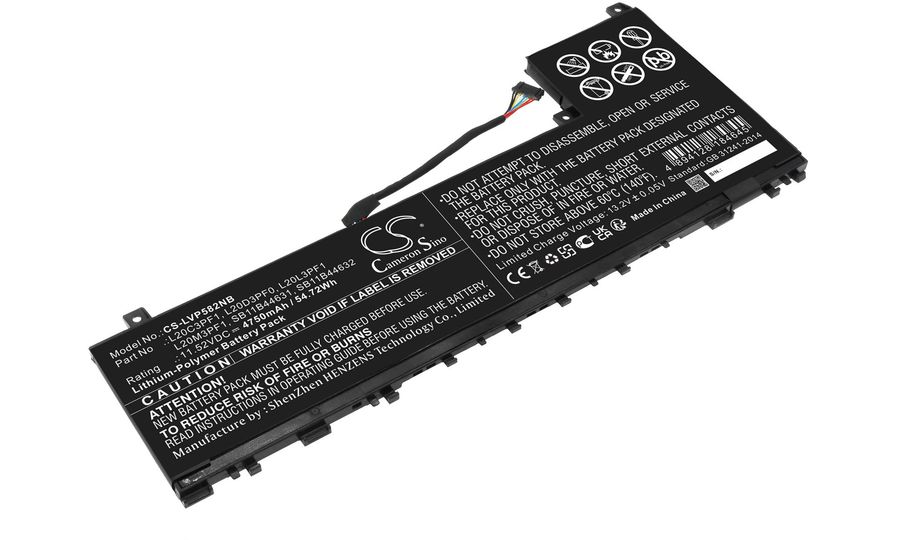Batéria pre Lenovo IdeaPad 5 Pro 14ITL6 a ďalšie, 4750 mAh, Li-Pol