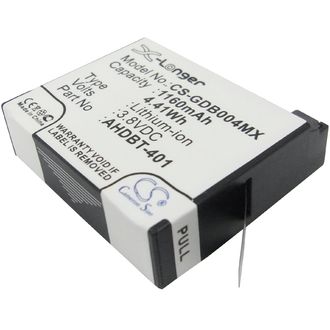 Batérie pre GoPro Hero 4 1160mAh Li-ion