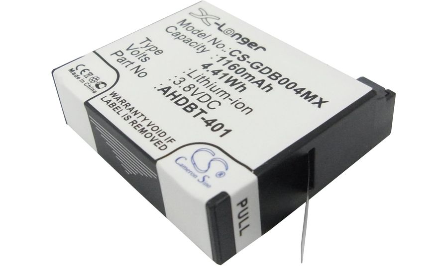 Batérie pre GoPro Hero 4 1160mAh Li-ion