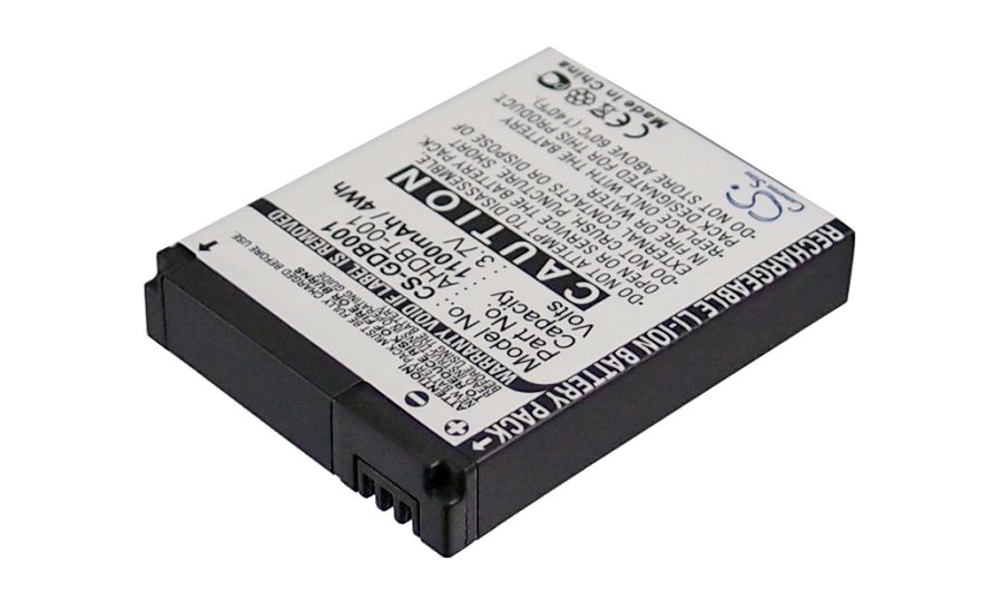 Batérie pre kameru GoPro HD Hero, Hero2 1100mAh Li-ion