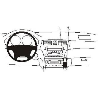 Brodit Montážny držiak ProClip pre Lexus ES 02-06, stred sprava nadol