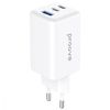 Sieťová nabíjačka Proove Pocket GaN 65W (2×Type-C + USB)