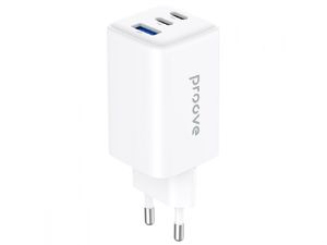 Sieťová nabíjačka Proove Pocket GaN 65W (2×Type-C + USB)