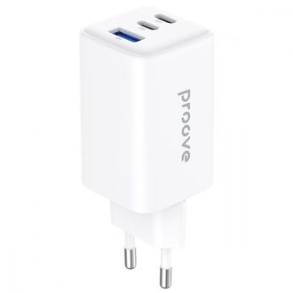 Sieťová nabíjačka Proove Pocket GaN 65W (2×Type-C + USB)