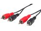 PremiumCord kábel 2x CINCH-2x CINCH M/M, 10m