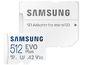 Samsung micro SDXC 512GB EVO Plus + adaptér SD, 160 MB/s