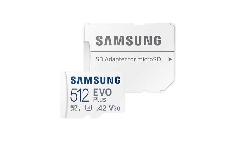 Samsung micro SDXC 512GB EVO Plus + adaptér SD, 160 MB/s