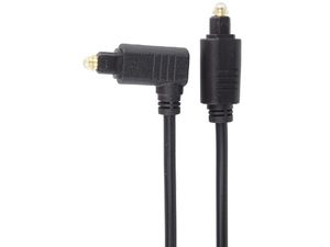 PremiumCord optický audio kábel Toslink - Toslink 90°, 2 m