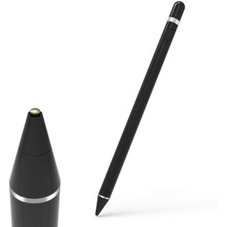 Aktívny stylus a dotykové pero 3v1 pre mobilné telefóny a tablety, čierne