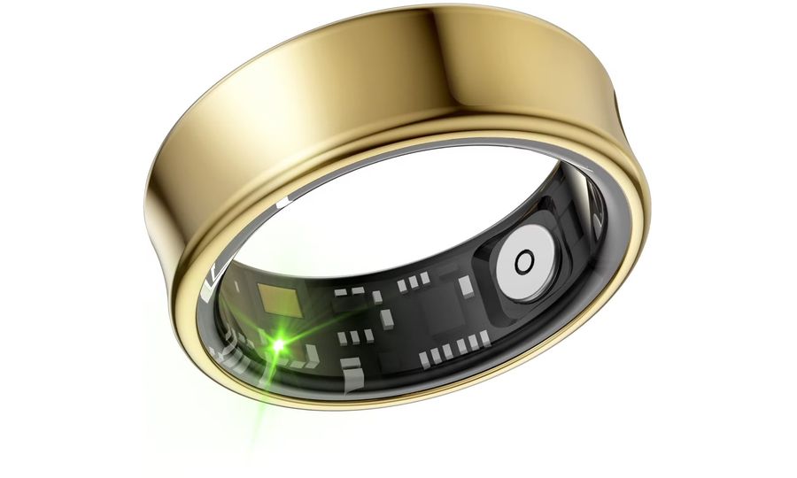 Risinno SR05, inteligentný prsteň veľkosti 7 (vnútorný priemer 17,4 mm), zlatý