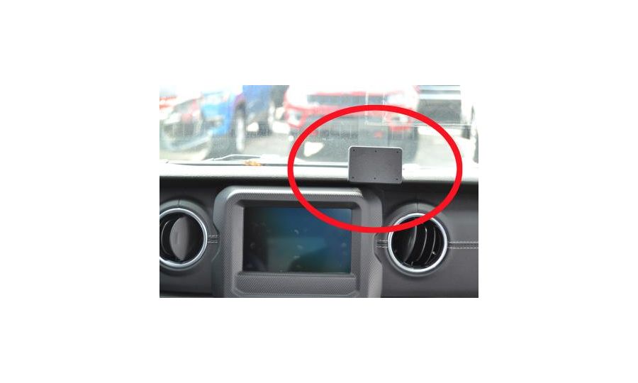 Brodit Montážny držiak ProClip pre Jeep Wrangler 18-23/JL 19-23/Gladiator 20-24, na stred