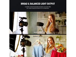 Neewer SF85Q, osemhranný softbox 85x52cm, bajonet Bowens