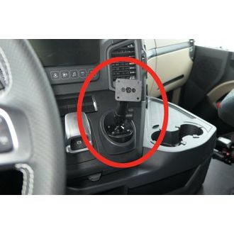 Brodit ProClip pre Mercedes Benz Arocs/Actros 5 20-24, zosilnený, pre stred, namiesto držiaka pohára
