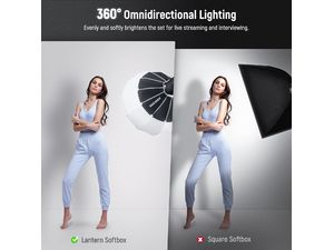 Neewer NS55L, softbox 65x45cm, bajonet Bowens, reflexná rolovacia "sukňa"