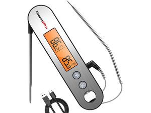 ThermoPro TP-610 digitálny kuchynský teplomer, strieborný