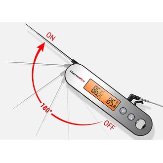ThermoPro TP-610 digitálny kuchynský teplomer, strieborný