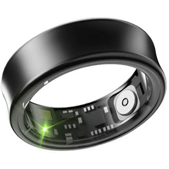 Risinno SR05, inteligentný prsteň veľkosti 10 (vnútorný priemer 19,9 mm), čierny