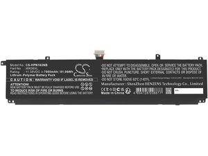 Batéria pre HP Omen 16, Omen 17 a Omen Gaming 16, 7000 mAh, Li-Ion