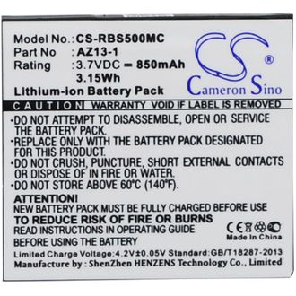 Batéria pre Ambarella A7ls, Xiaomi Yi Az13-1, Xiaoyi Az13-1 a ďalšie, 850 mAh, Li-Ion