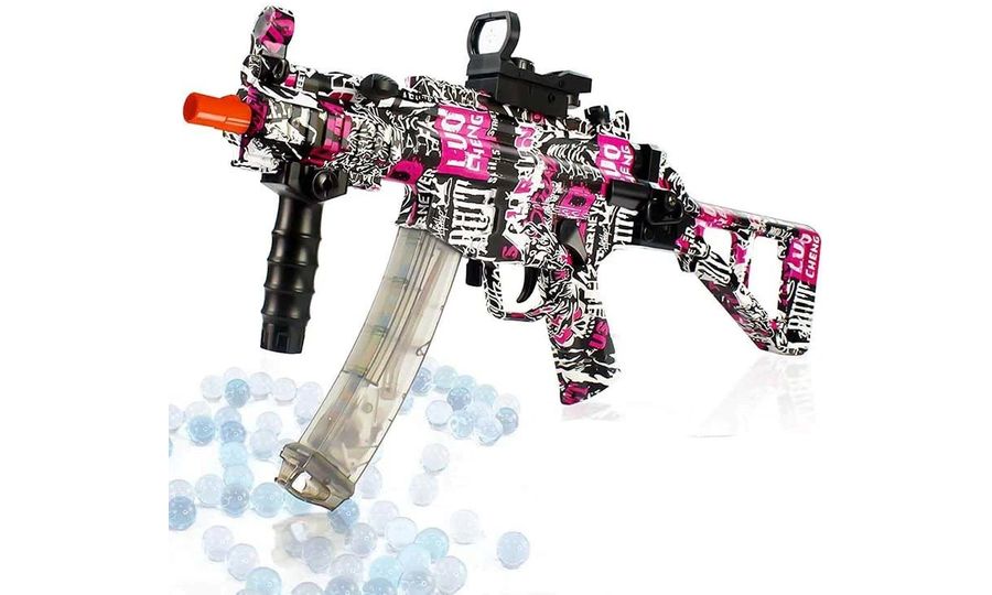 Sunny Blaster MP5K, vodná gélová guľová pištoľ s príslušenstvom, ružová