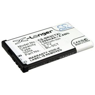 Batéria pre Nokia 5220 / 5630 / 6303 / 6700 / C5 a ďalšie, 1200 mAh, Li-Ion