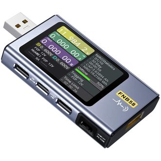 FNIRSI FNB58 Bluetooth USB multimeter, USB tester s detekciou nabíjacieho protokolu