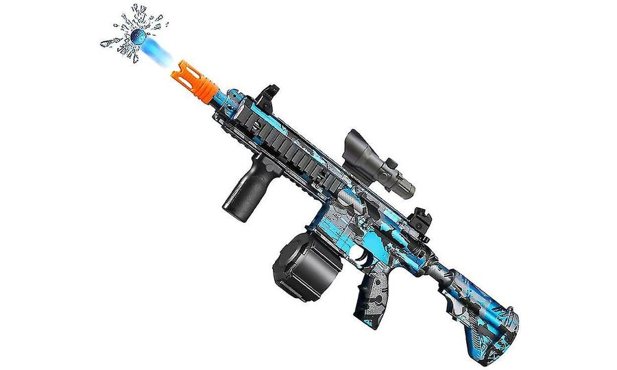 Sunny Blaster M416-DG, pištoľ na vodné gélové guľôčky s príslušenstvom, modrá