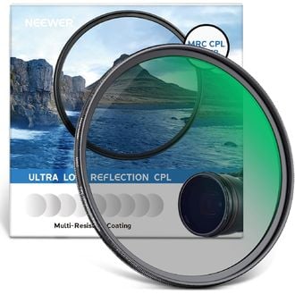 Neewer CLP HD polarizačný a UV filter 77 mm, tenký dizajn, MRC