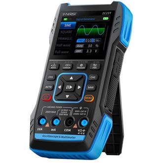 FNIRSI 2C23T Digitálny multimeter a osciloskop, 2,8" LCD displej, dvojkanálový, 10 MHz, AC 750 V, DC