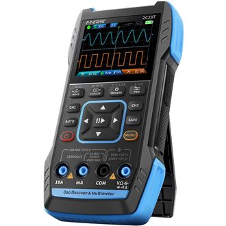 FNIRSI 2C23T Digitálny multimeter a osciloskop, 2,8" LCD displej, dvojkanálový, 10 MHz, AC 750 V, DC