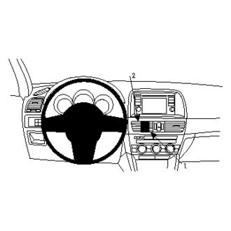 Brodit ProClip montážna konzola pre Mazda CX-5 12-17, na stred