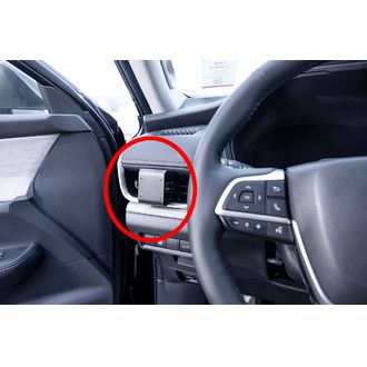 Brodit ProClip pre Toyota Grand Highlander 24-24, vľavo na mriežke ventilácie