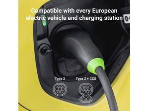 Nabíjací kábel Green Cell GC Snap pre elektrické vozidlá Type2 11kW 3x16A 5m