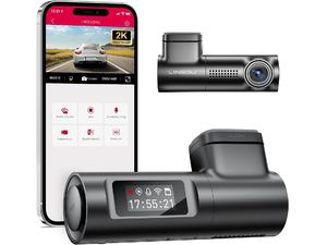 Lingdu D100 2K Dash Cam Bezpečnostná kamera s diplexnou kamerou do auta