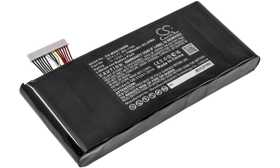 Batéria pre MSI GT72, MSI WT72, 7500 mAh