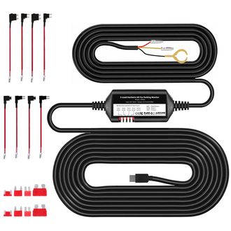 Lingdu AZDOME Hardwire Kit Súprava USB-C na napájanie kamier v parkovacom režime