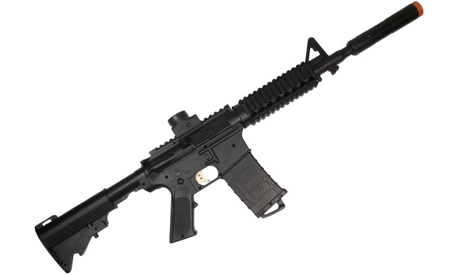 Sunny Blaster M4A1, útočná puška s vodným gélom a príslušenstvom, čierna