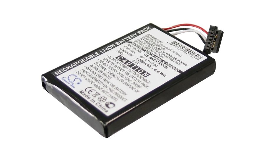 Batérie pre Mitac Mio P350, P550 (ekv.541380530005) Li-ion 1250mAh