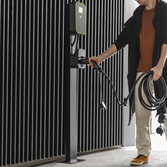 Green Cell Wallbox EV PowerBox 22kW RFID so zásuvkou typu 2